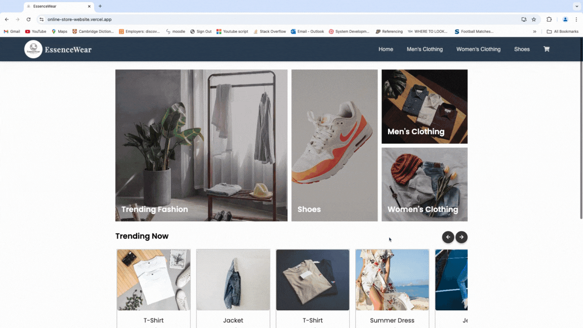 Ecommerce Website