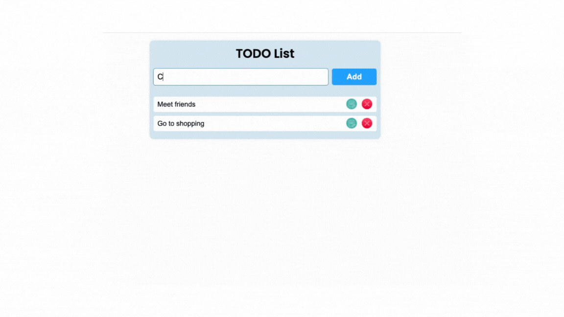 todo application